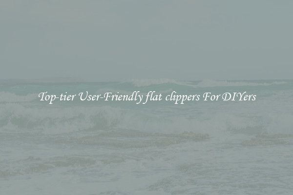Top-tier User-Friendly flat clippers For DIYers