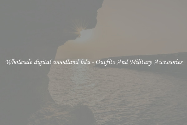 Wholesale digital woodland bdu - Outfits And Military Accessories