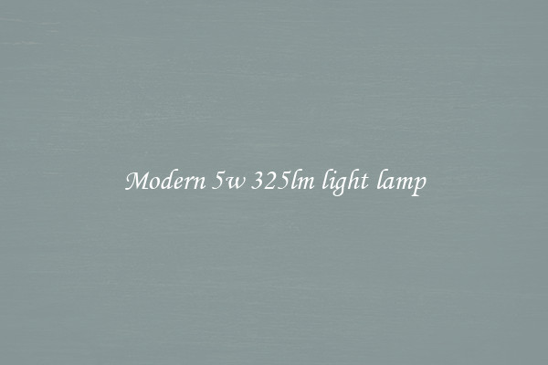 Modern 5w 325lm light lamp