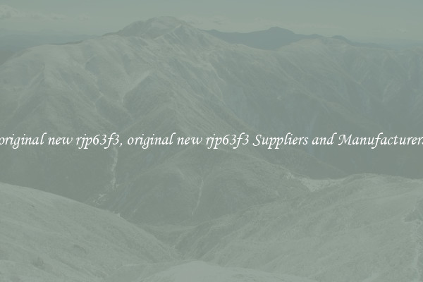 original new rjp63f3, original new rjp63f3 Suppliers and Manufacturers