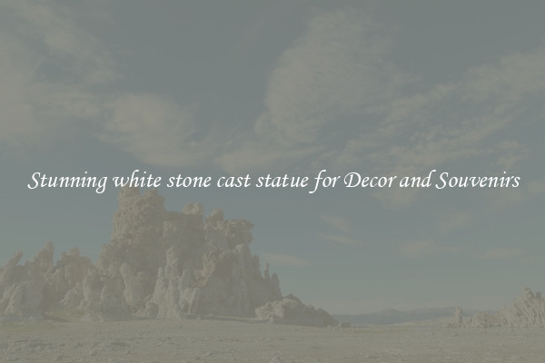 Stunning white stone cast statue for Decor and Souvenirs