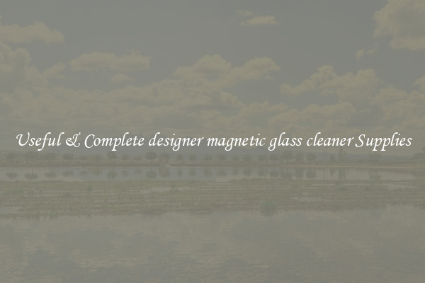 Useful & Complete designer magnetic glass cleaner Supplies