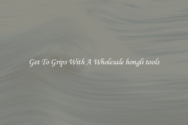  Get To Grips With A Wholesale hongli tools 