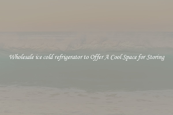 Wholesale ice cold refrigerator to Offer A Cool Space for Storing